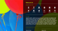 Desktop Screenshot of festa.com.br